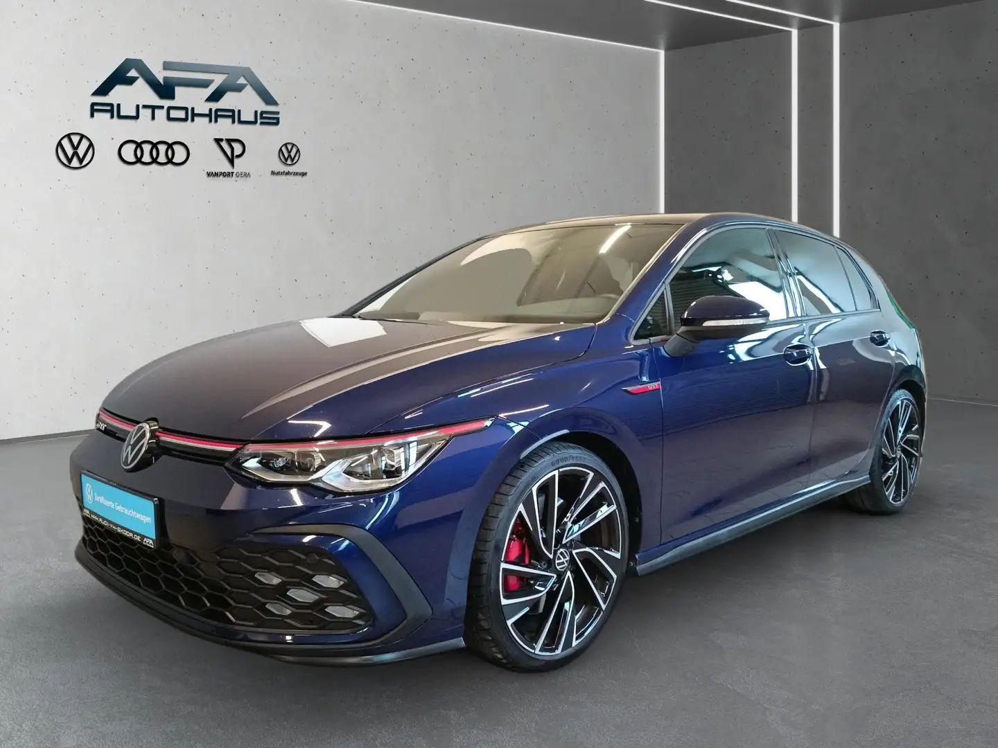 Volkswagen Golf VIII GTI 2.0 TSI DSG Matrix*RFK*ACC*Navi*19 Blau - 1