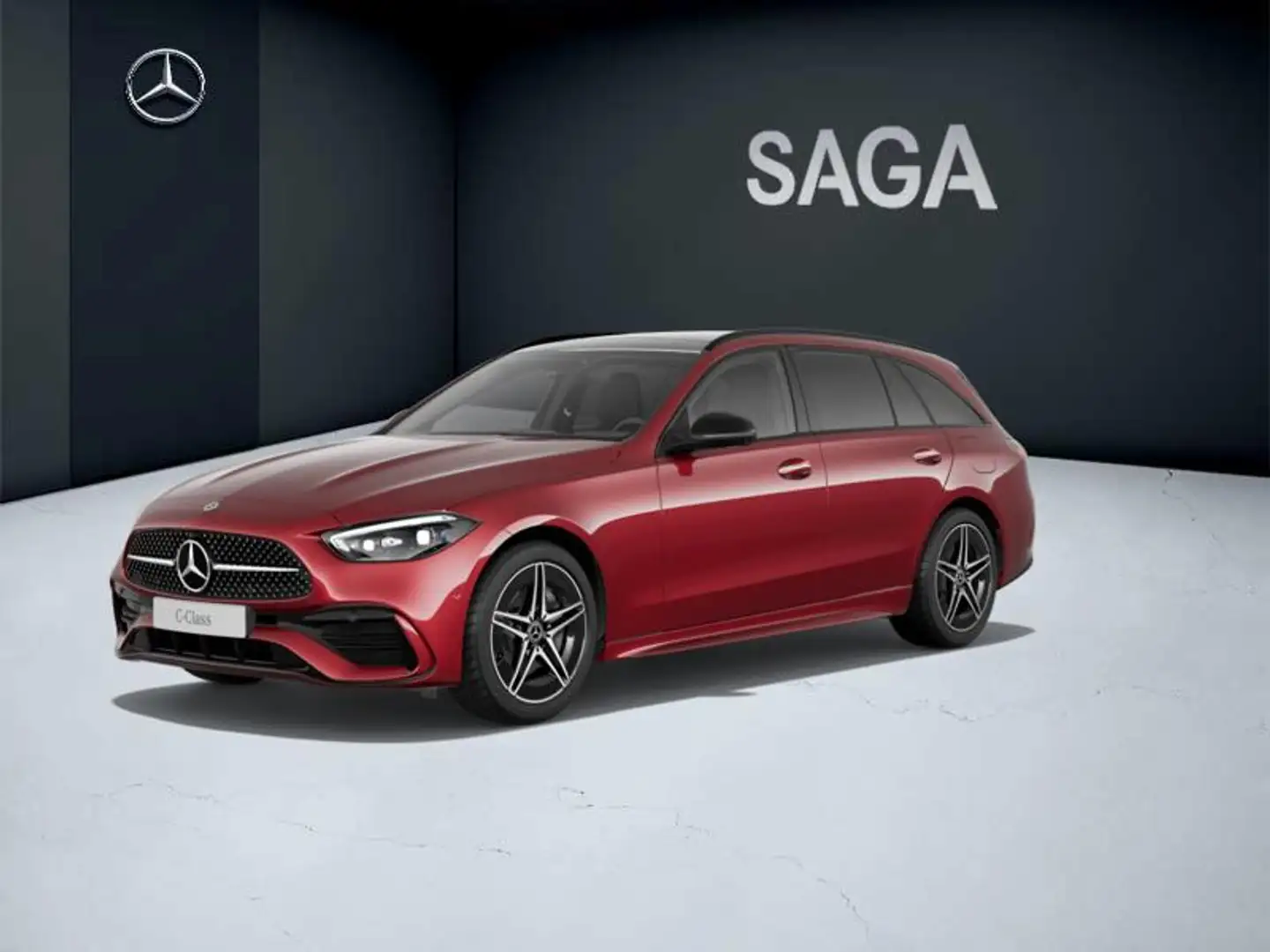 Mercedes-Benz C 300 C de Break AMG Line Rot - 1