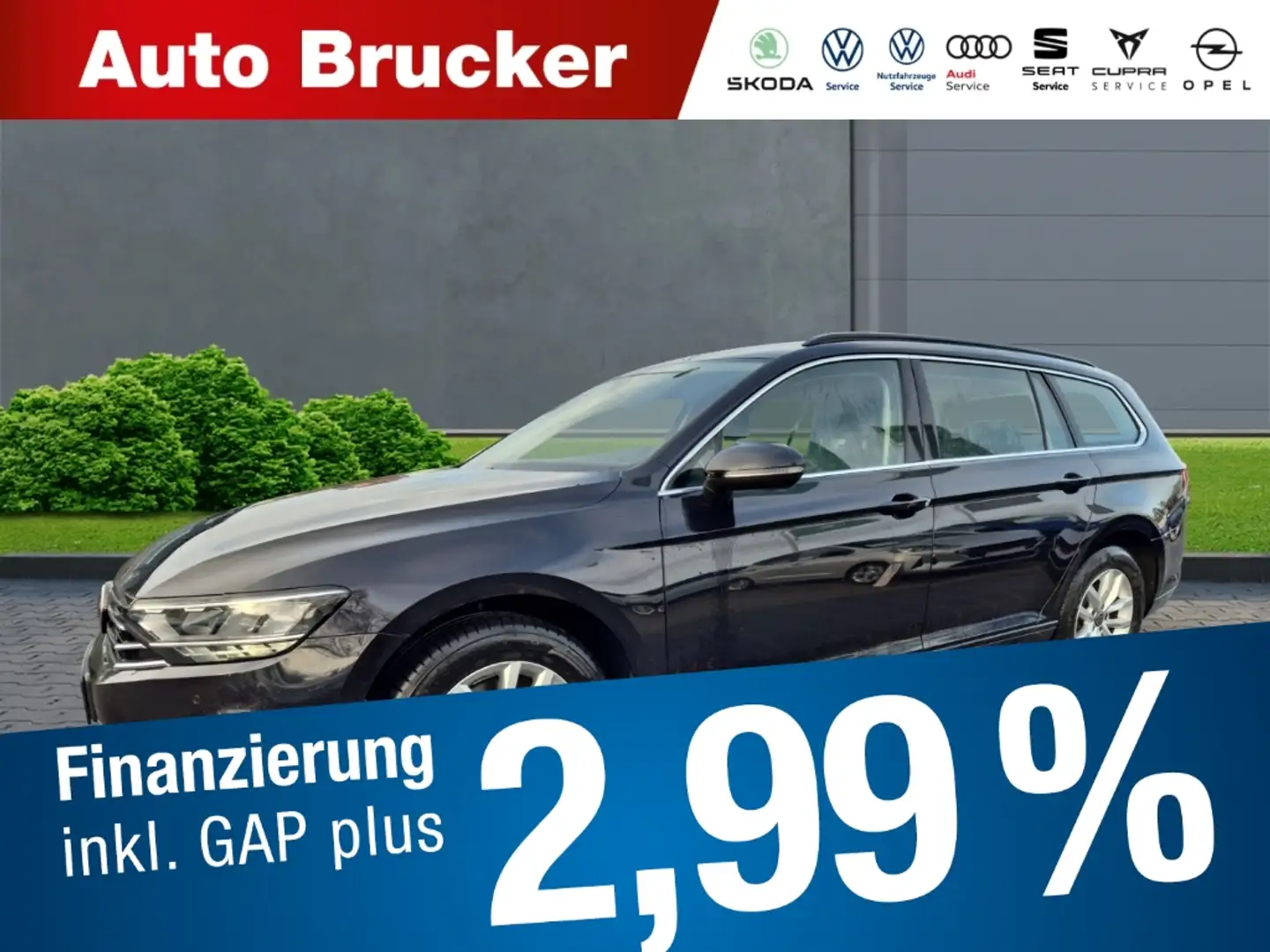 Volkswagen Passat Variant Business 2.0 TDI+Alufelgen+Klimaautomatik Černá - 1