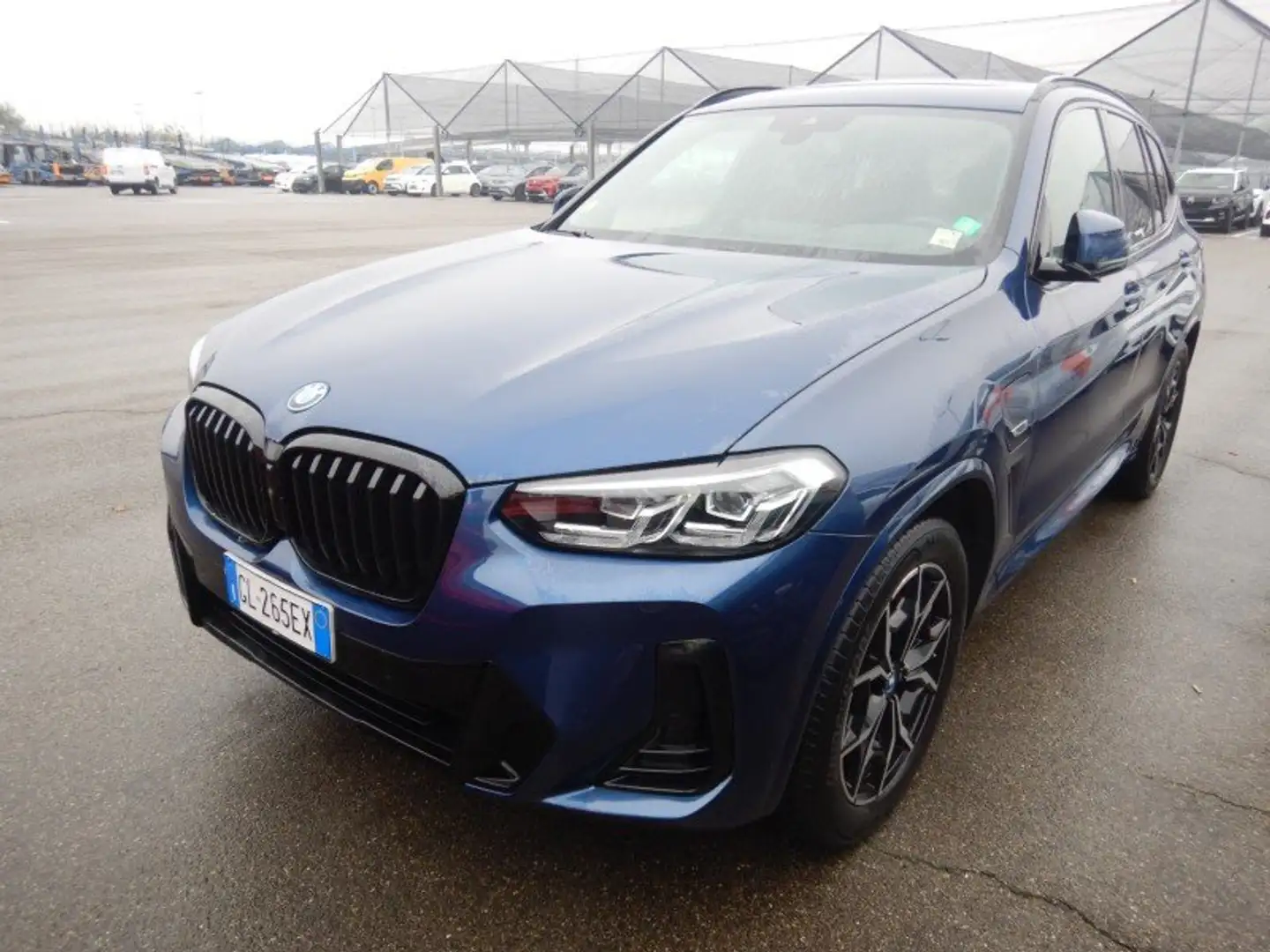 BMW X3 X3 G01 2021 xdrive30e Msport auto tetto pelle Blu/Azzurro - 2