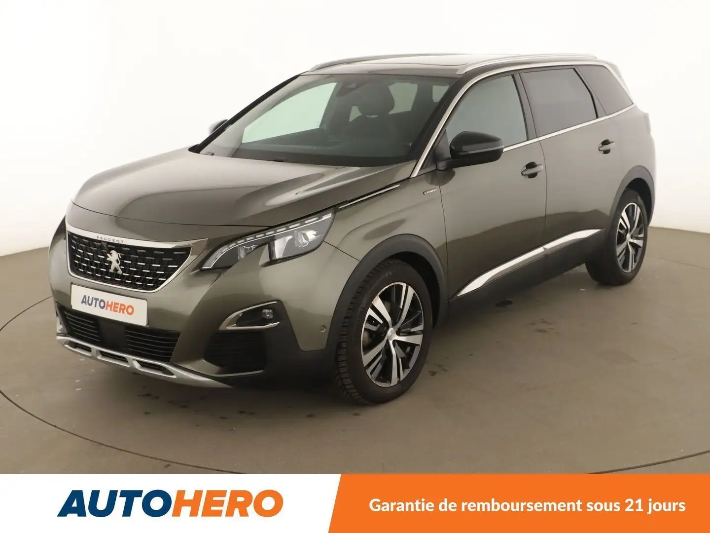 Peugeot 5008 2.0 Blue-HDi GT Line EAT8 Gris - 1