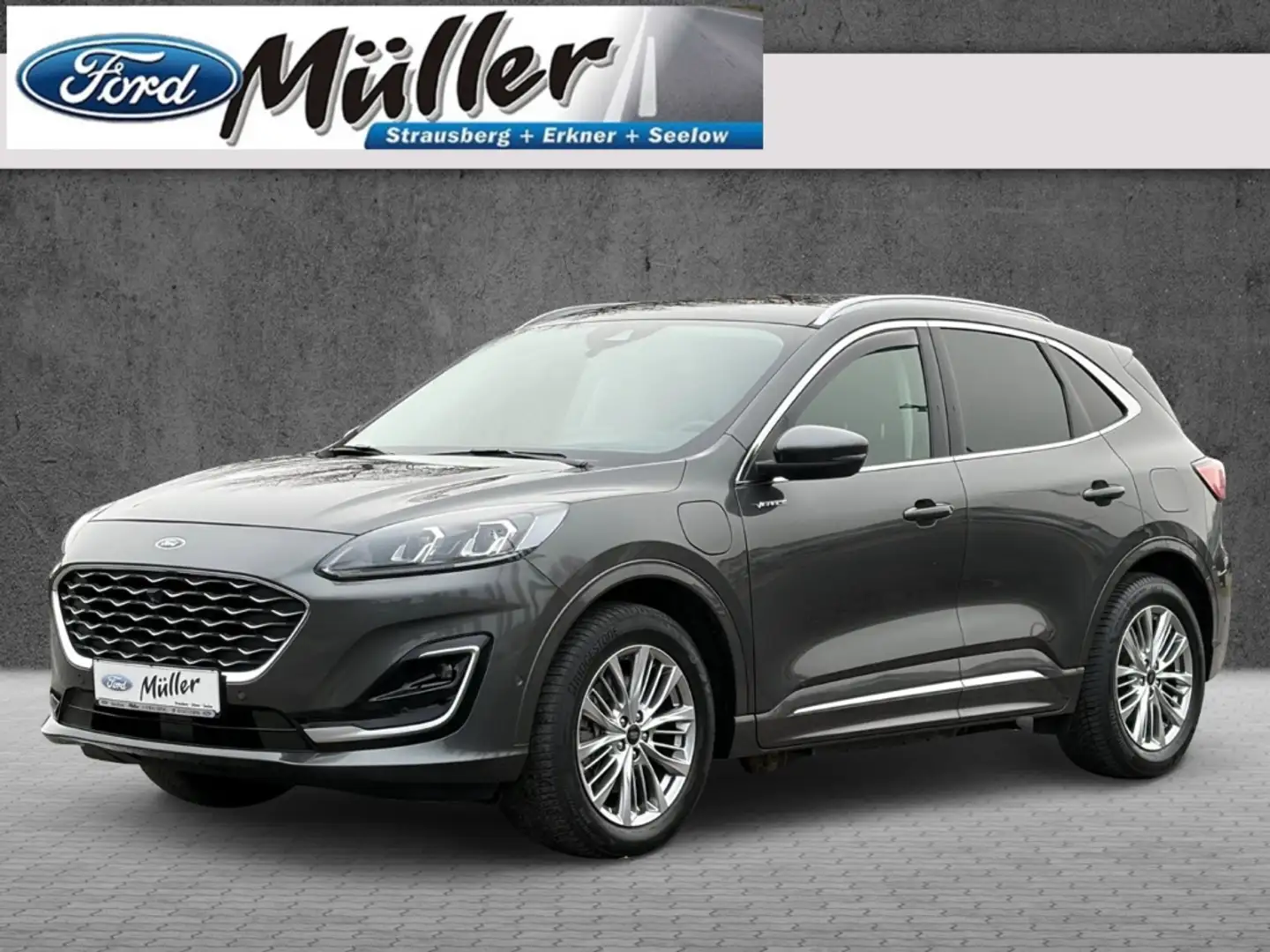 Ford Kuga 2.5 PHEV Plug-In Hybrid Vignale Gris - 1