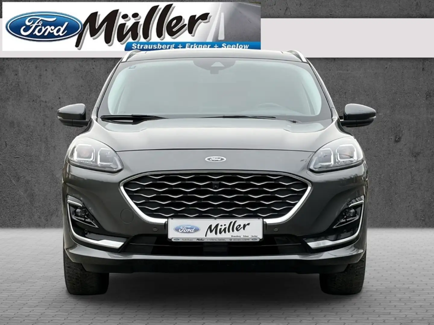 Ford Kuga 2.5 PHEV Plug-In Hybrid Vignale Gris - 2