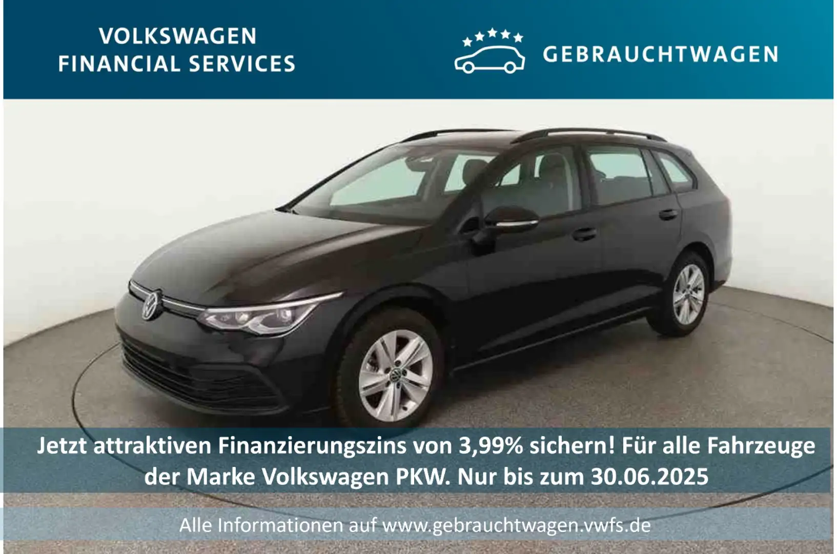 Volkswagen Golf Variant Life 1.5 TSI DSG PDC*Tempo*Klima*SH Schwarz - 1