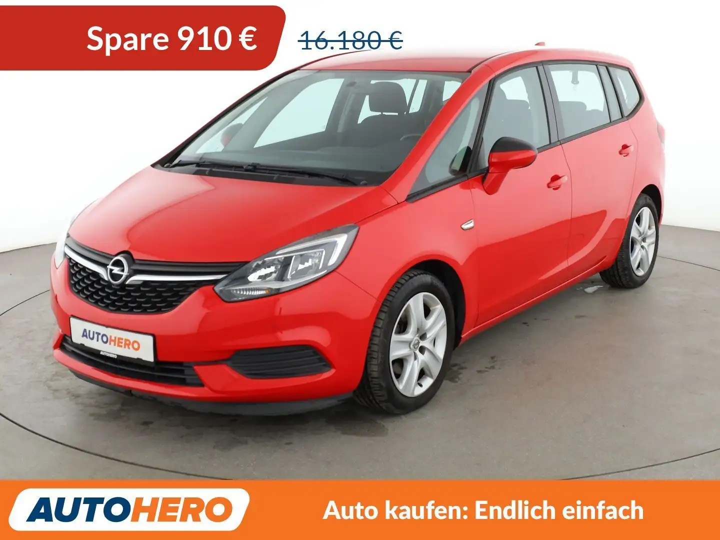 Opel Zafira Tourer 1.4 Turbo Edition*7-SITZER*NAVI*PDC*SHZ*KLIMA* Rot - 1