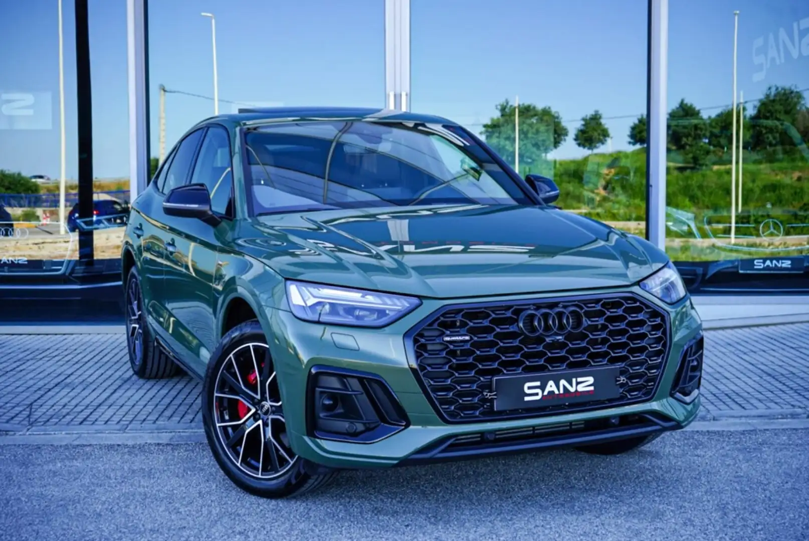 Audi Q5 Sportback 55 TFSIe S line quattro-ultra S tronic Verde - 2