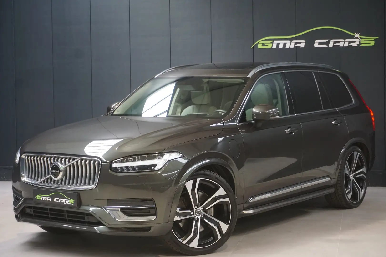 Volvo XC90 T8 AWD Inscription 7 Zit-360c-Pano-Navi-Garantie Grijs - 1