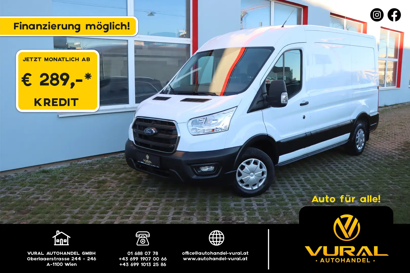 Ford Transit 310 L2 Trend|LED|Kaltstart-Paket|Start/Stop-Anlage Weiß - 1
