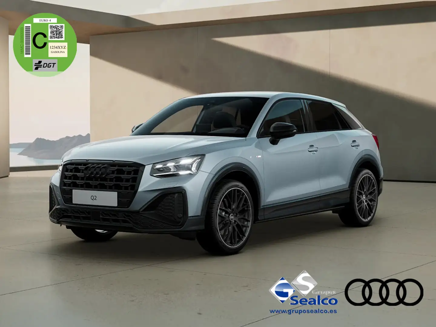 Audi Q2 35 TFSI Black line edition S tronic 110kW Gris - 1