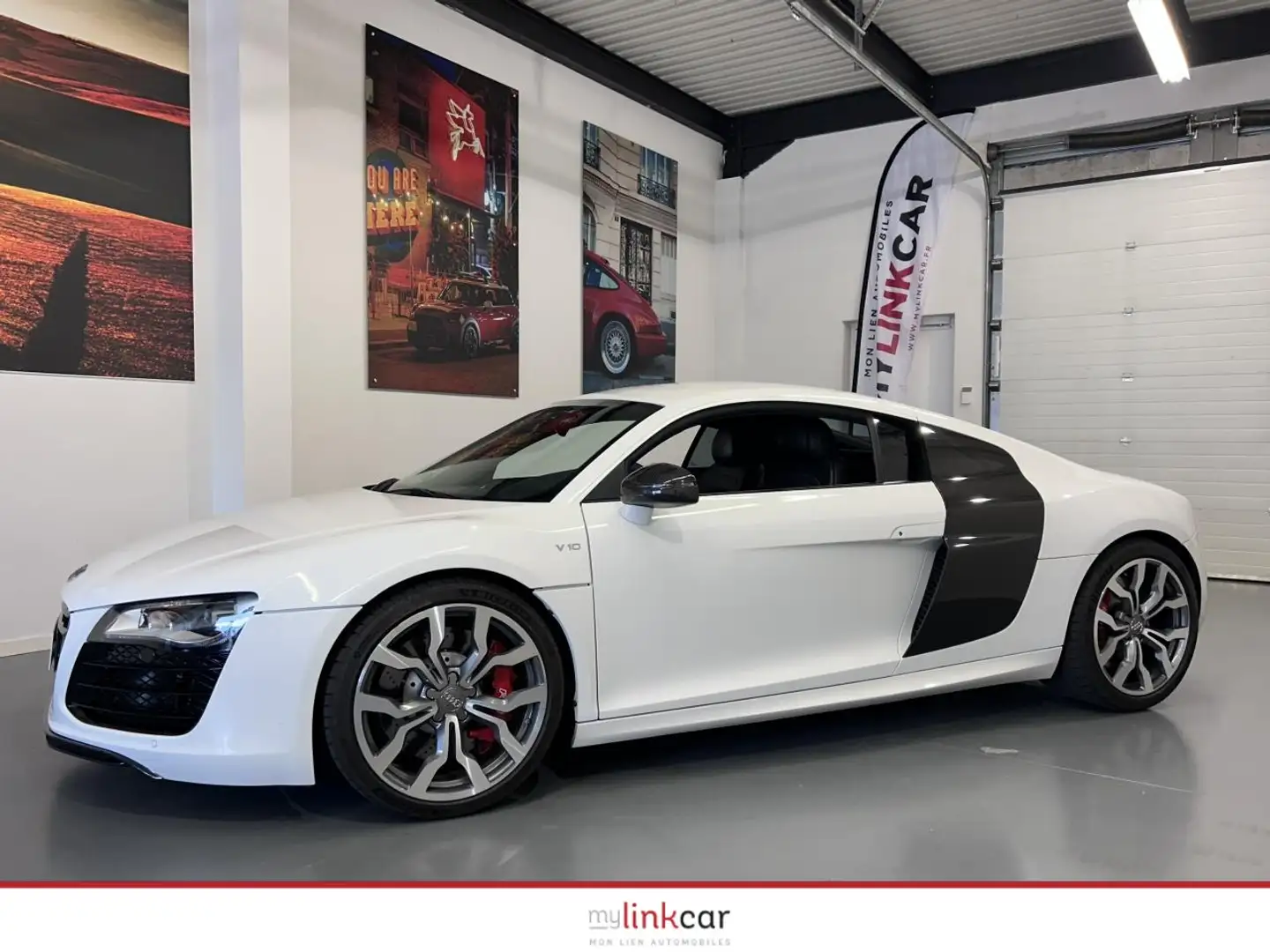 Audi R8 Quattro V10 5.2 525 R-tronic Blanc - 2