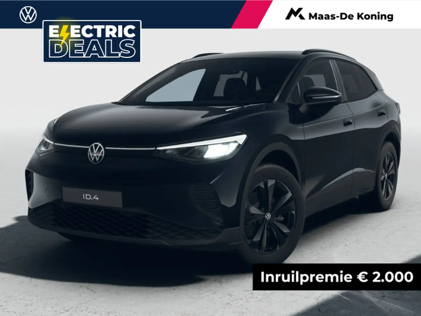 Volkswagen ID.4 Limited Edition 52 kWh accu 170 pk · Draadloze tel Zwart - 1