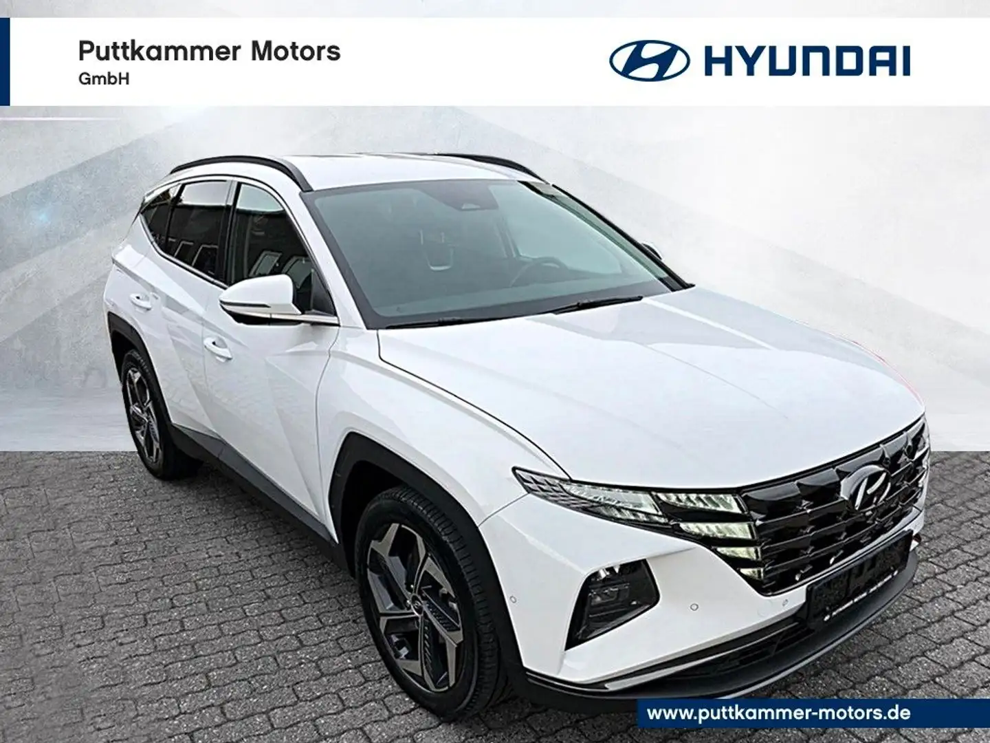 Hyundai TUCSON 1.6 T-GDI Plug-In Hybrid 4WD Prime/360° Blanc - 1