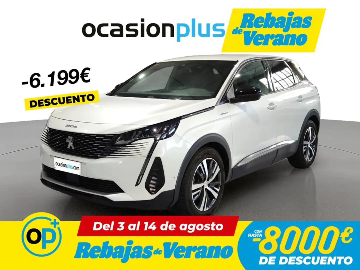 Peugeot 3008 HYB PHEV 300 Allure Pack AWD e-EAT8 Blanco - 1