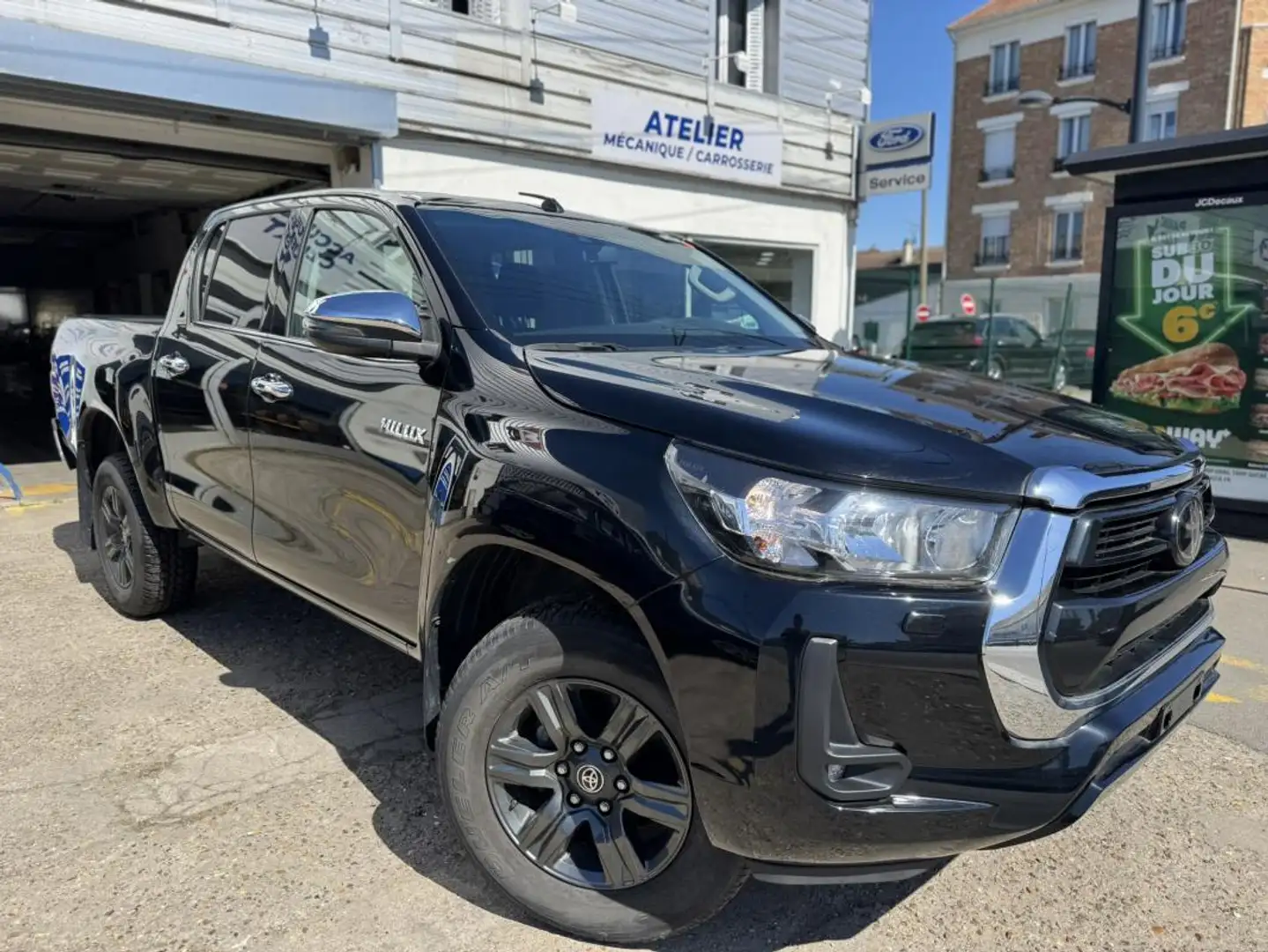 Toyota Hilux IV 4WD 2.8 D-4D 204 DOUBLE CABINE Noir - 1