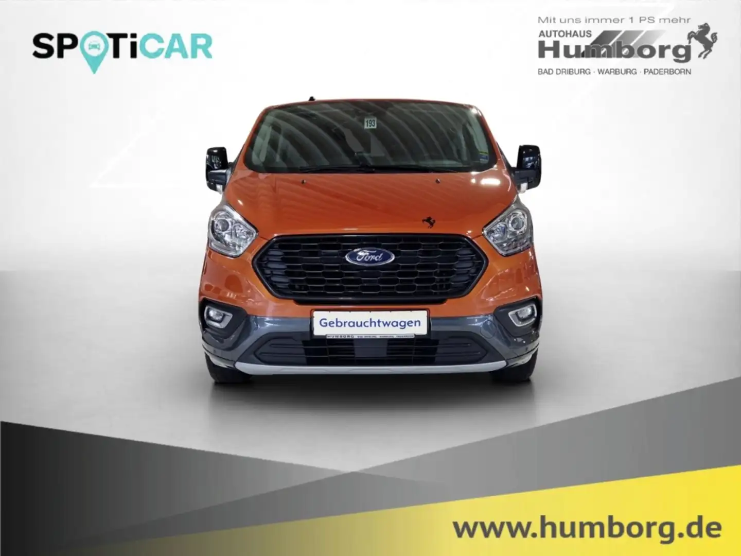 Ford Tourneo Custom 2.0 TDCi 320 L1 Neupreis 67.910 € Navi Apple CarPl Orange - 2