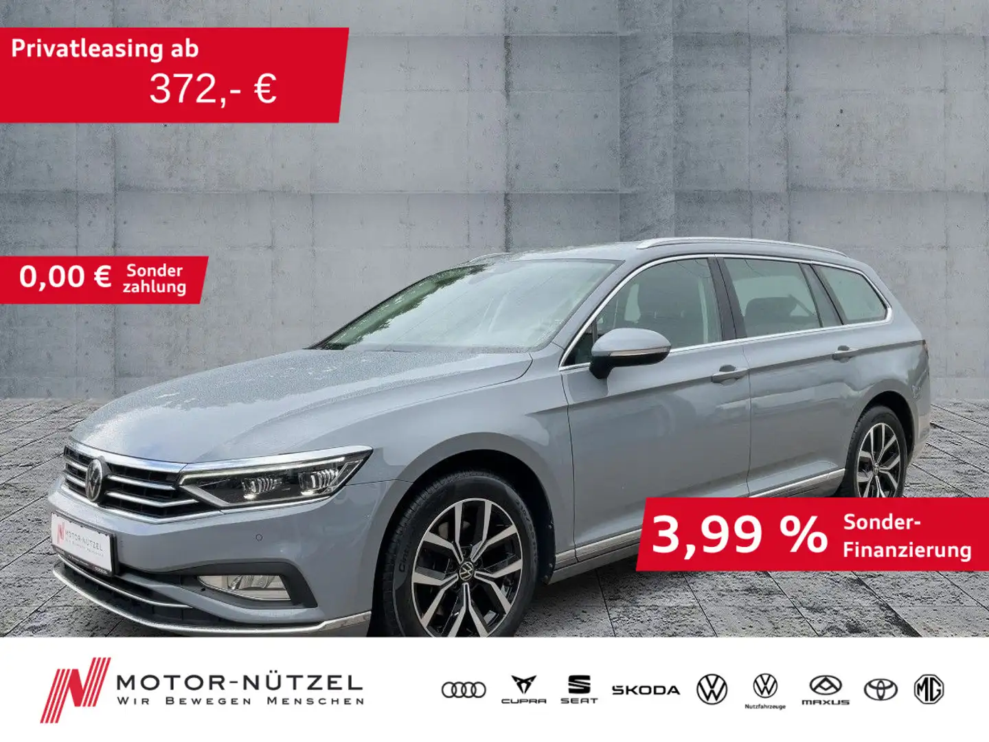 Volkswagen Passat Variant 2.0 TDI DSG ELEGANCE MATRIX+NAVI Grau - 1