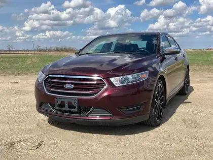 Red 2019 Ford Taurus Limited AWD Sedan All-Wheel Drive 6-Speed Automatic