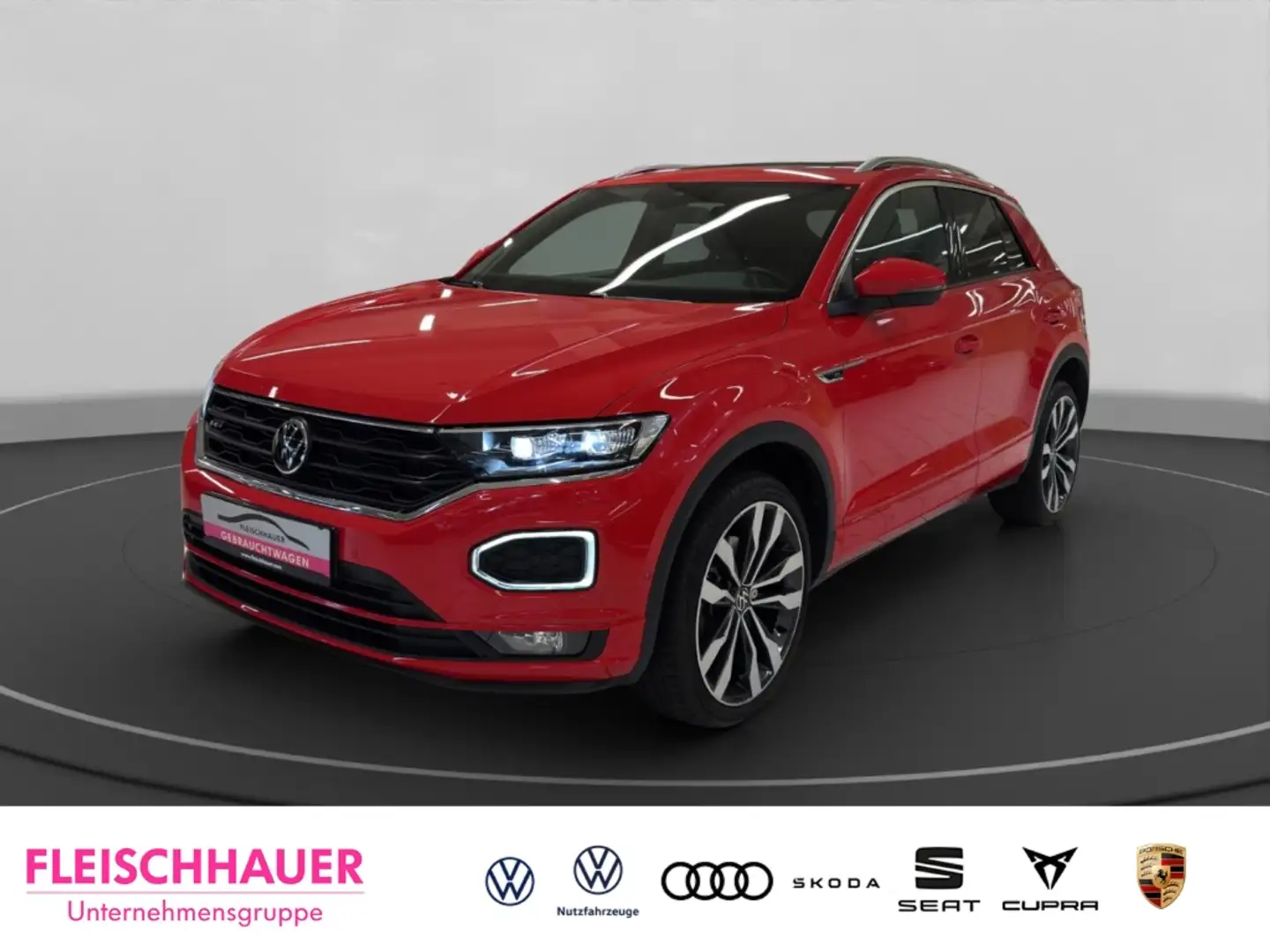 Volkswagen T-Roc Sport 2.0 TSI 4M R-Line+Pano+Navi+LED+19''+Kamera+ Rot - 1
