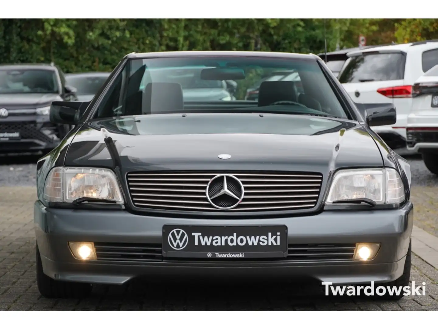 Mercedes-Benz SL 320 H-Zulassung Navi Klimaautomatik Memory Leder Noir - 2