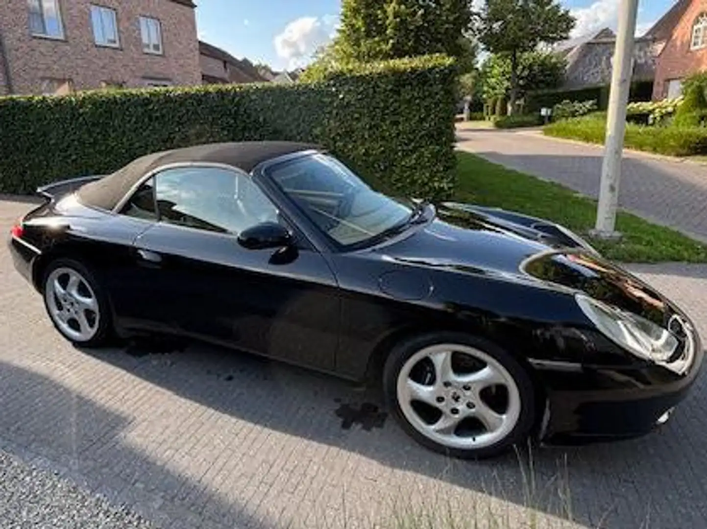 Porsche 996 911 Carrera Cabrio Zwart - 1