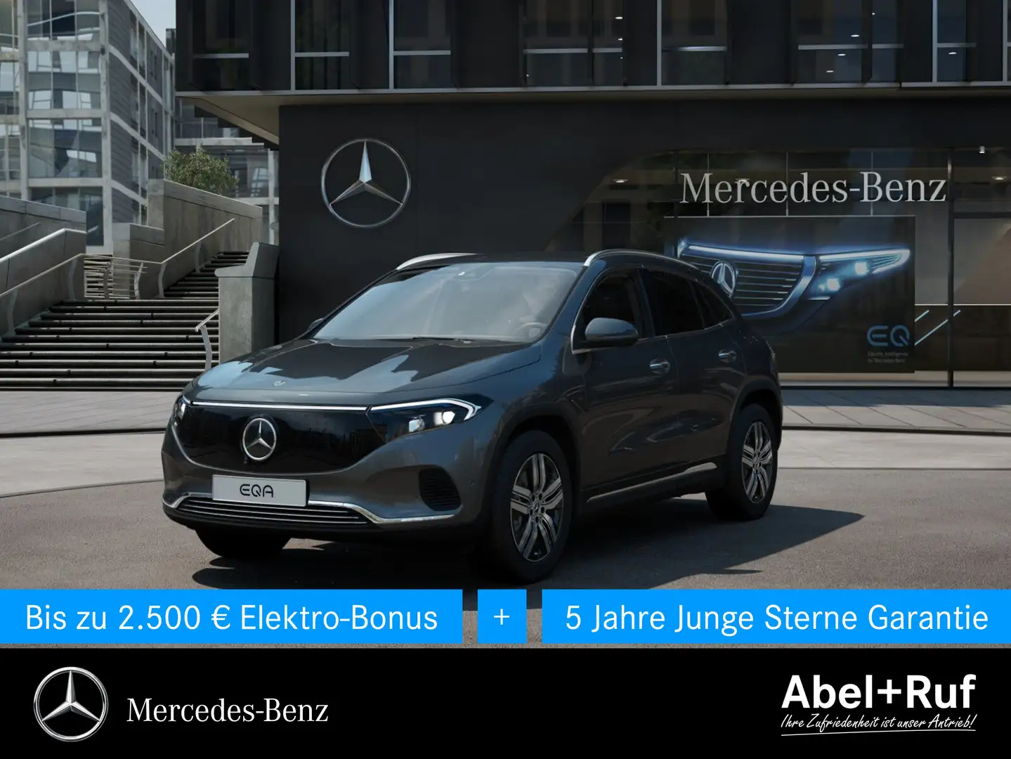Mercedes-Benz EQA 300 4M PROGRESSIVE+LED+LrHz+TotW+360° Grau - 1
