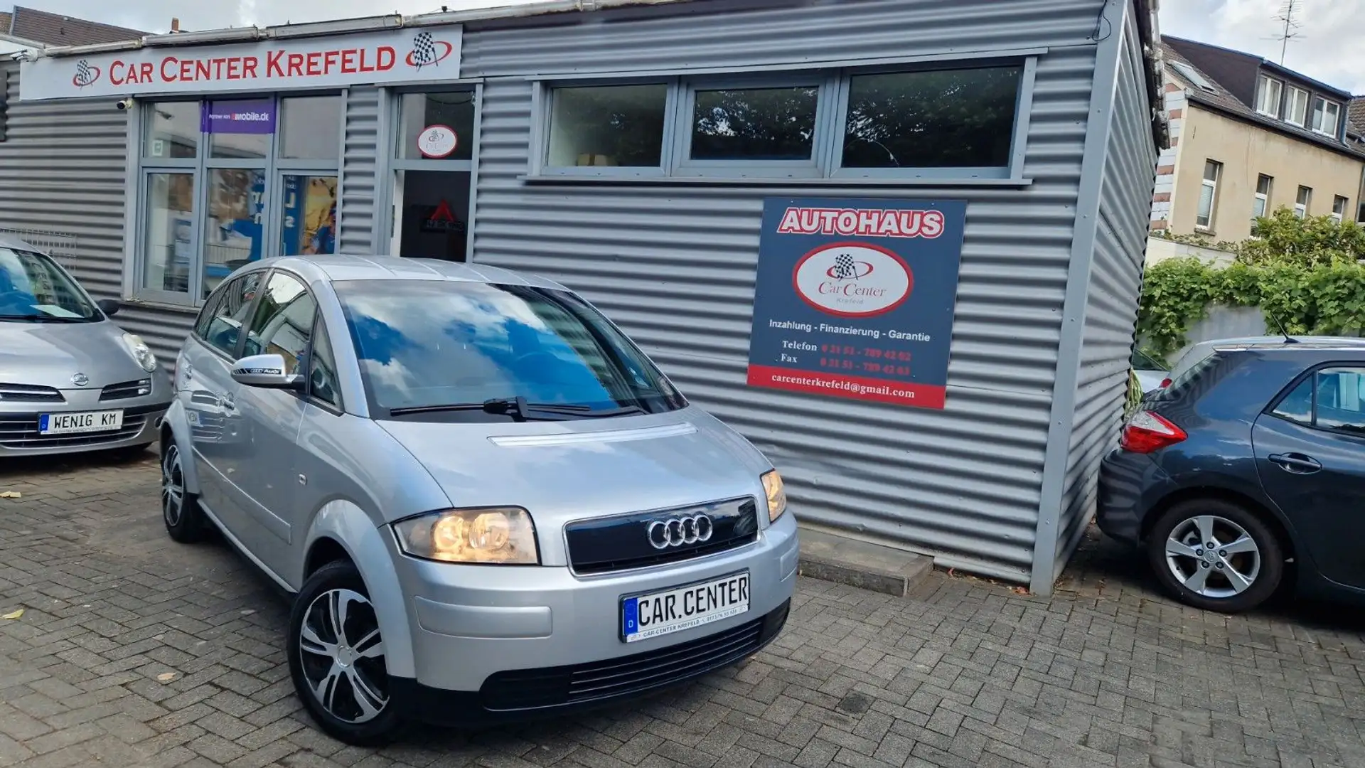 Audi A2 1.4 KLIMAAUTOMATIK+BLUETOOTH Gris - 1