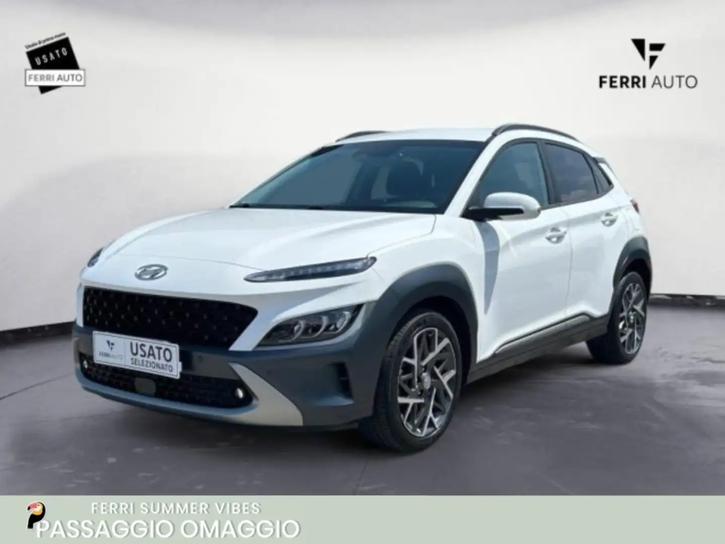 Hyundai KONA HEV 1.6 DCT XLine Weiß - 1