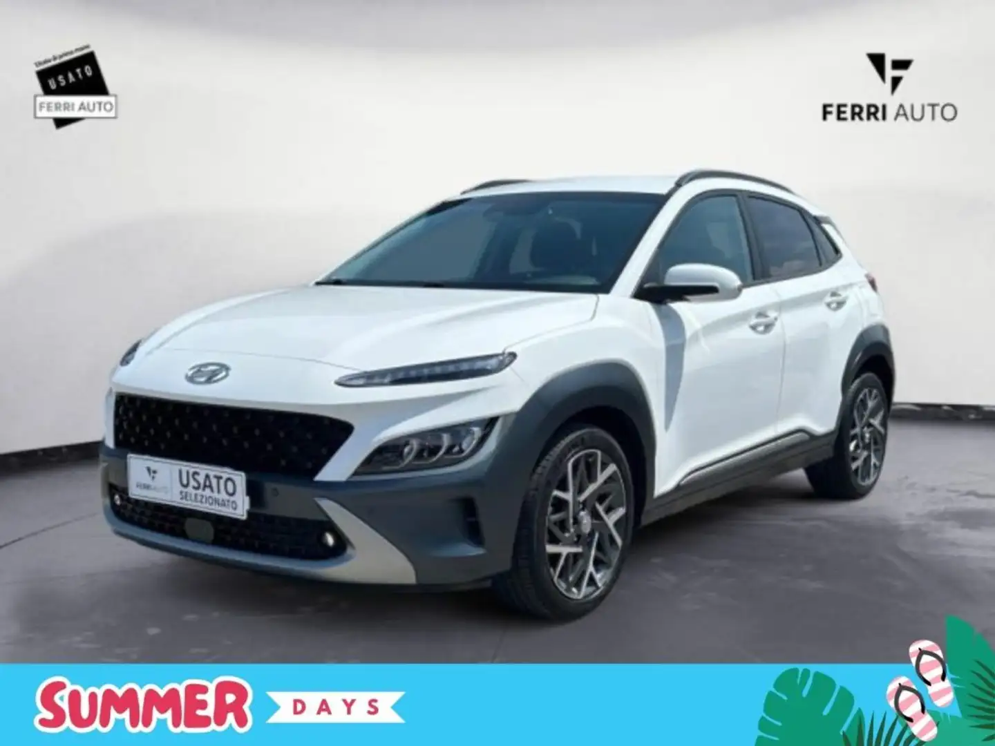 Hyundai KONA HEV 1.6 DCT XLine Wit - 1