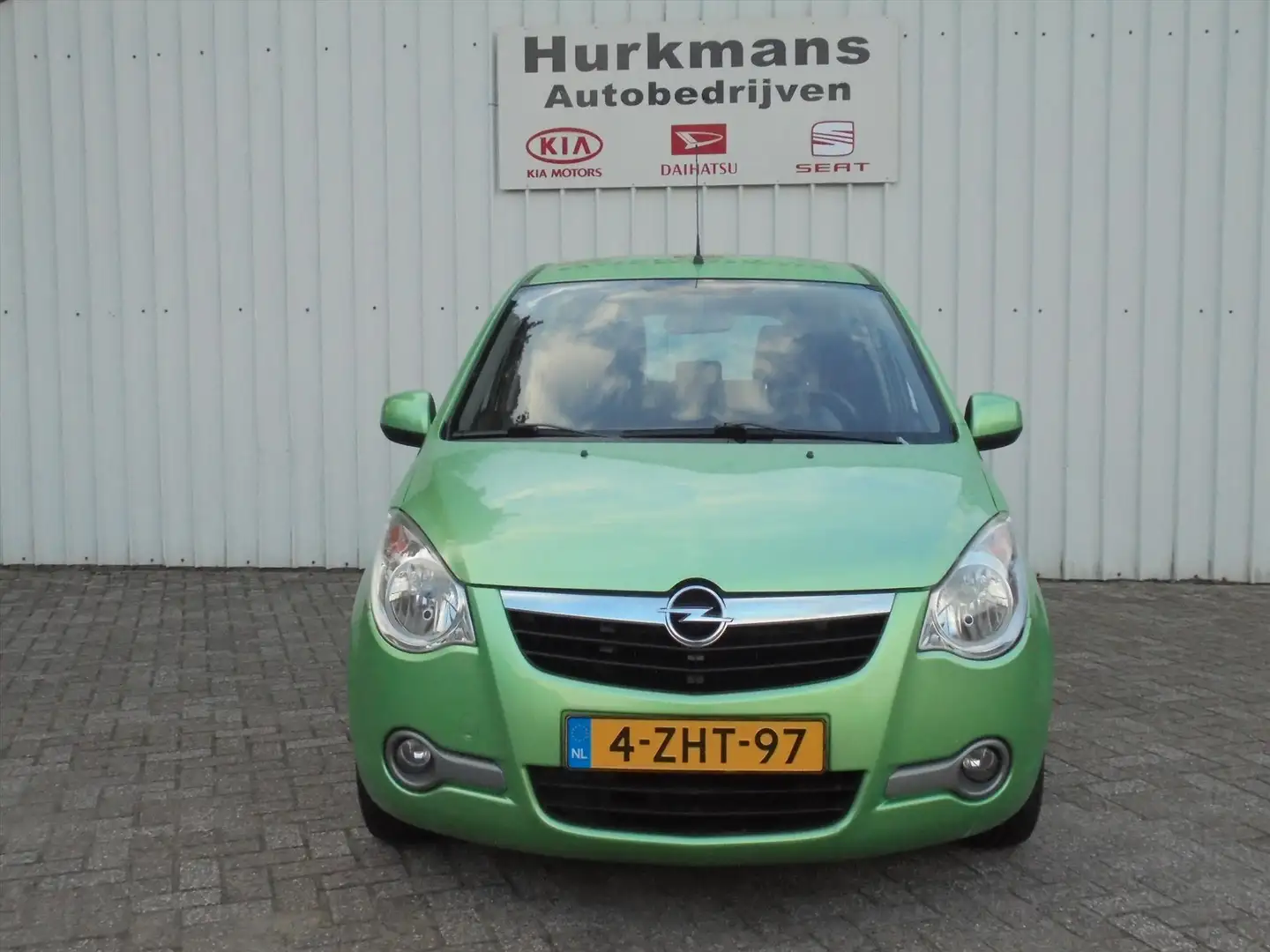 Opel Agila 1.0 12V AIRCO NETTE AUTO HOGE INSTAP Groen - 2