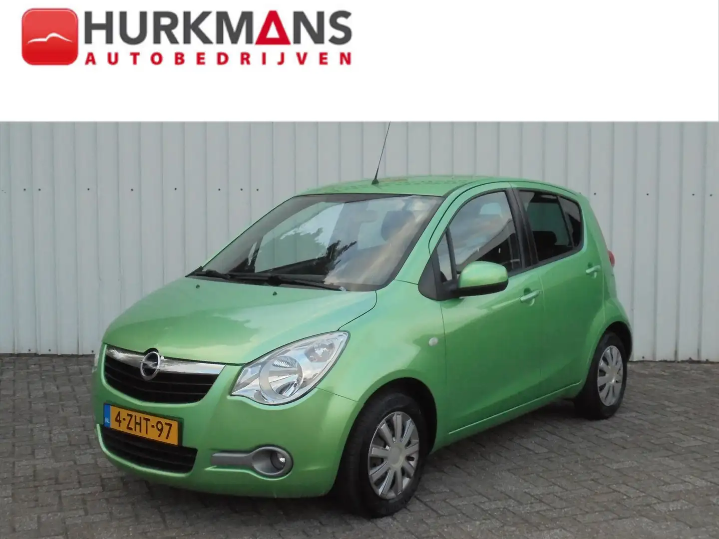 Opel Agila 1.0 12V AIRCO NETTE AUTO HOGE INSTAP Groen - 1