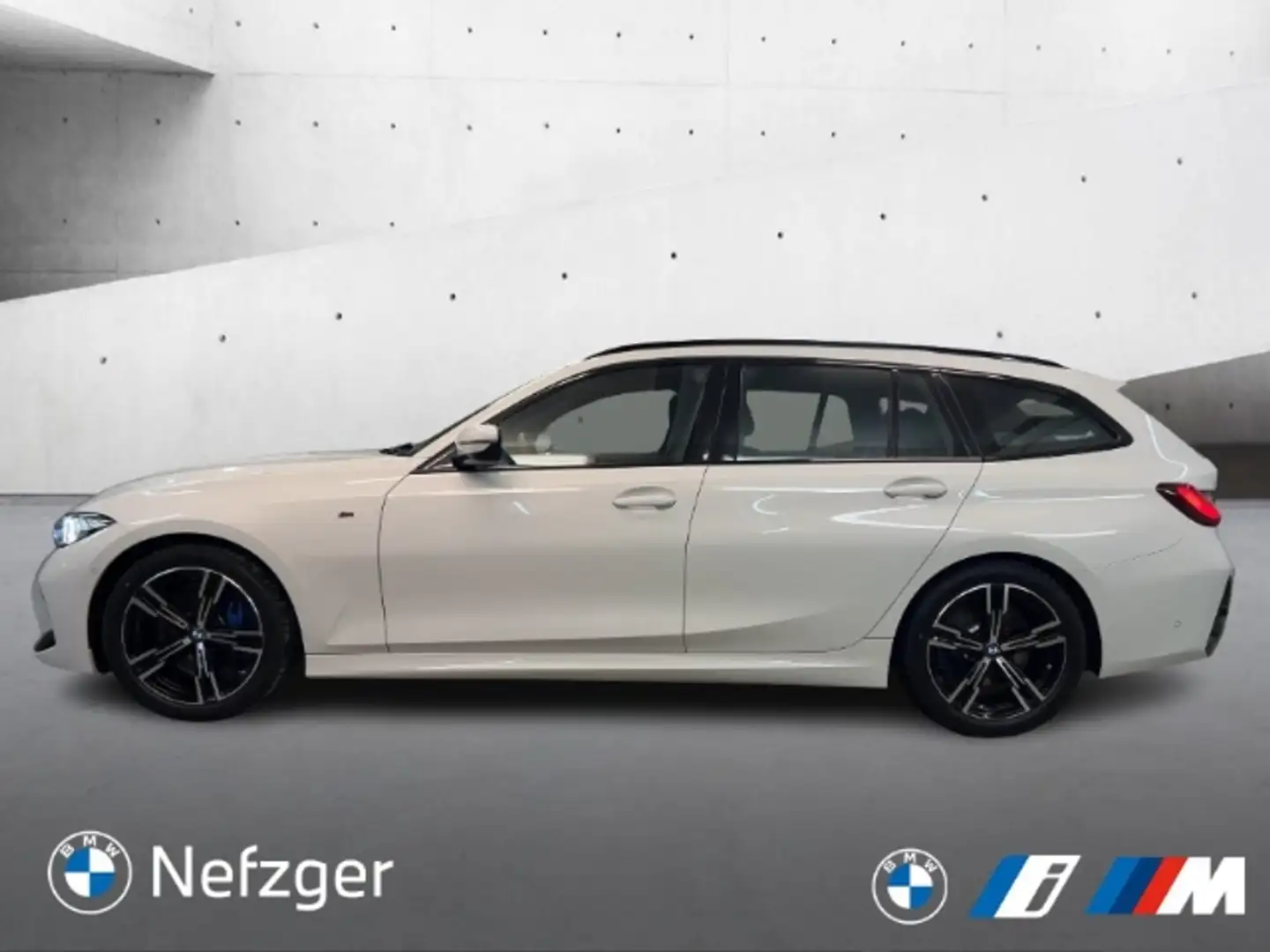 BMW 320 i Touring M Sport LED HiFi Navi Professional Blanc - 2