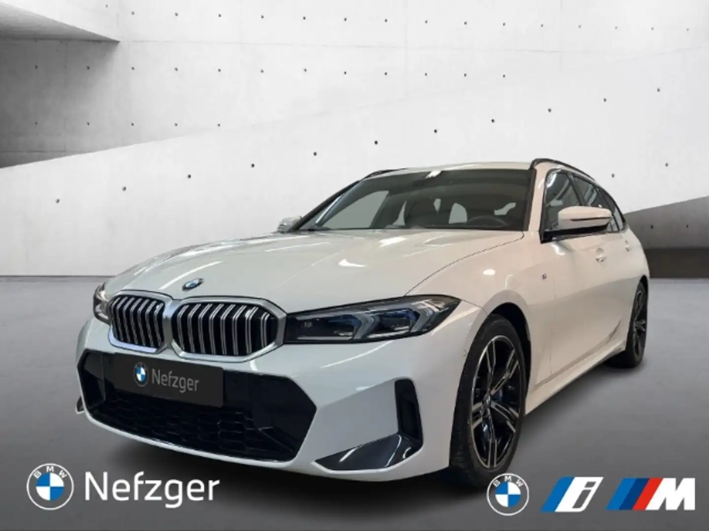 BMW 320 i Touring M Sport LED HiFi Navi Professional Blanc - 1