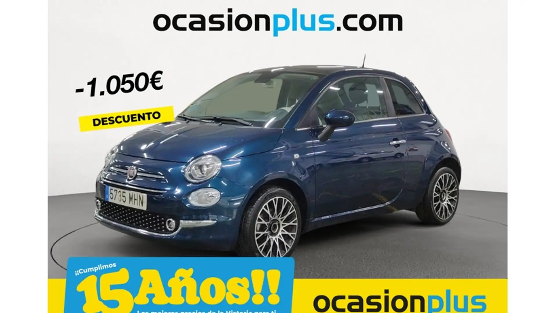 Fiat 500 1.0 Hybrid Dolcevita 52kW Blu/Azzurro - 1