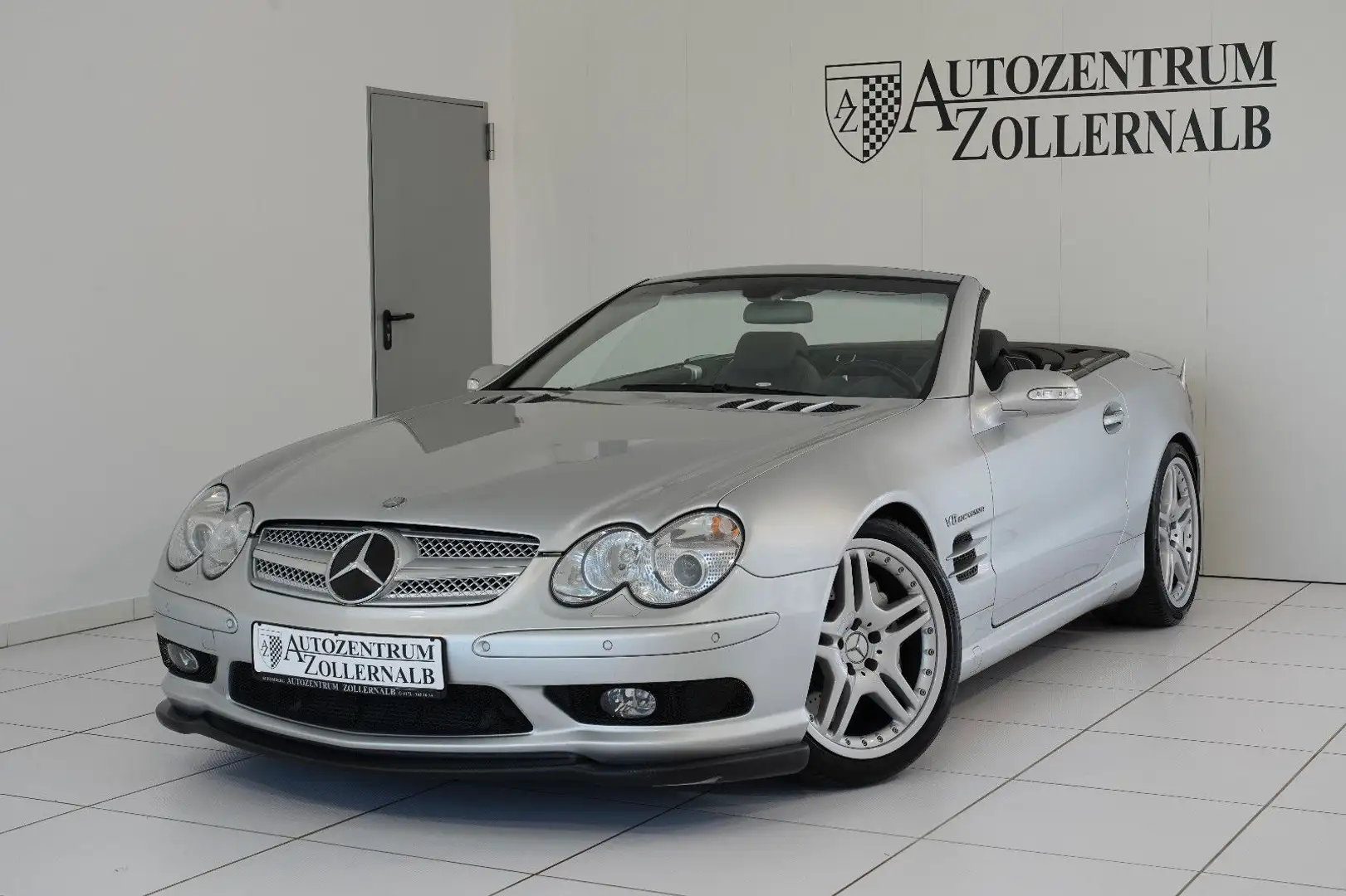 Mercedes-Benz SL 55 AMG *1.HAND*JAPAN-IMPORT*BOSE*SITZKLIMA* Argento - 1