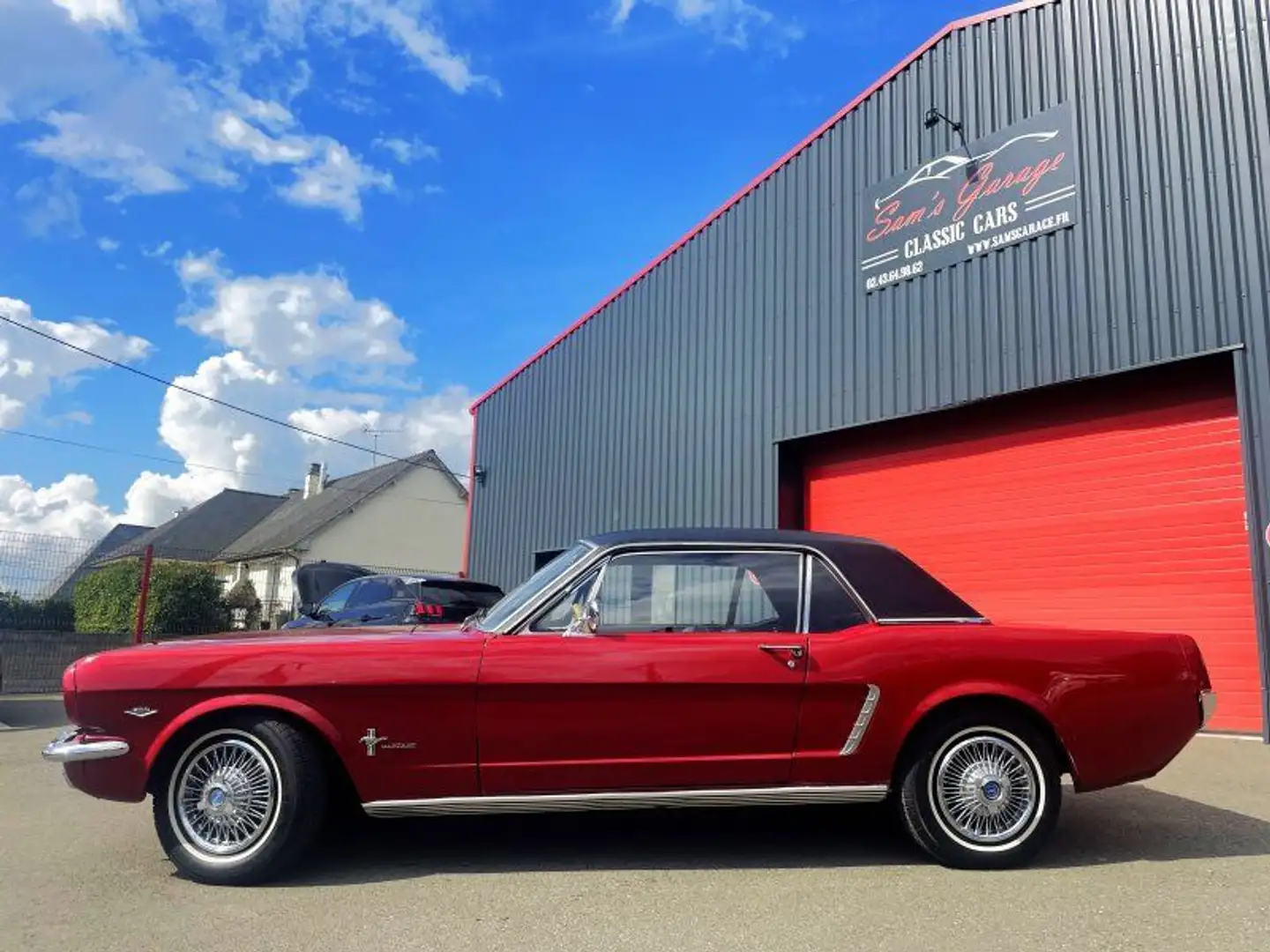 Ford Mustang Code A 1965 V8 289ci Rouge - 2