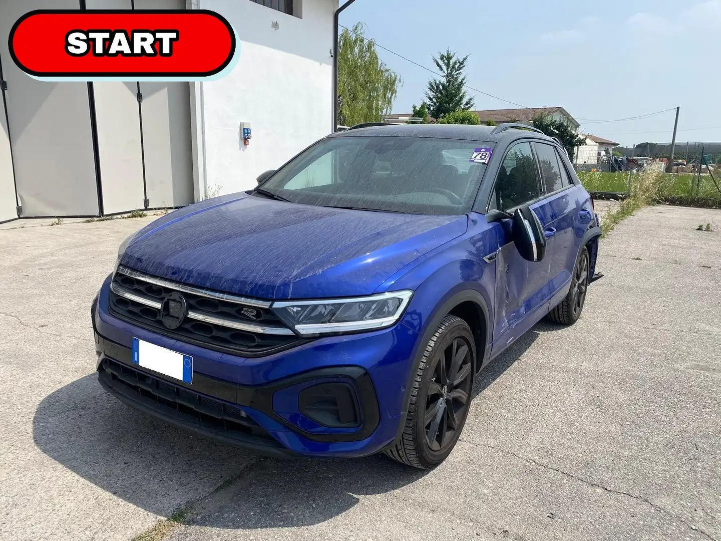 Volkswagen T-Roc 1.5 tsi R-Line dsg START - INCIDENTATA Blu/Azzurro - 1