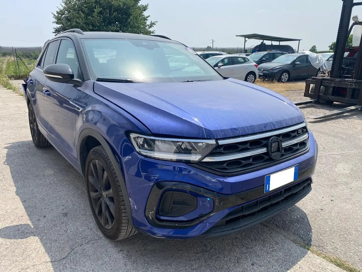 Volkswagen T-Roc 1.5 tsi R-Line dsg START - INCIDENTATA Blu/Azzurro - 2