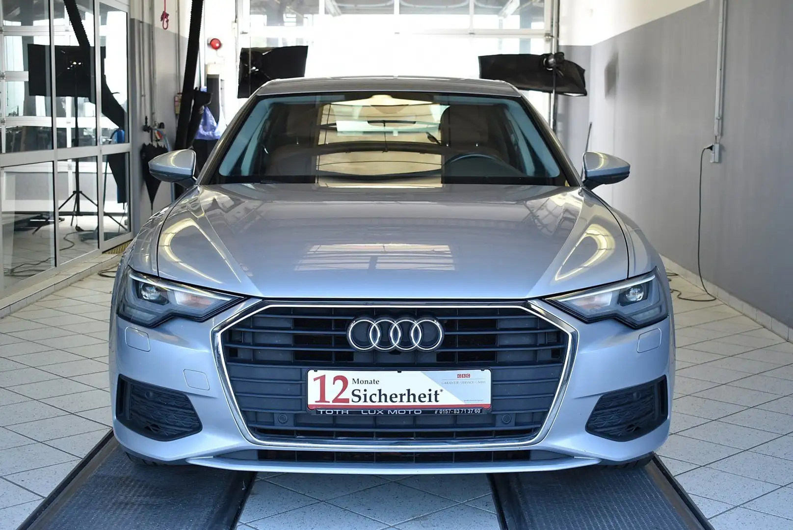 Audi A6 35 2.0TDI Automatik*Leder*Navi*PDC*SHZ Argent - 2