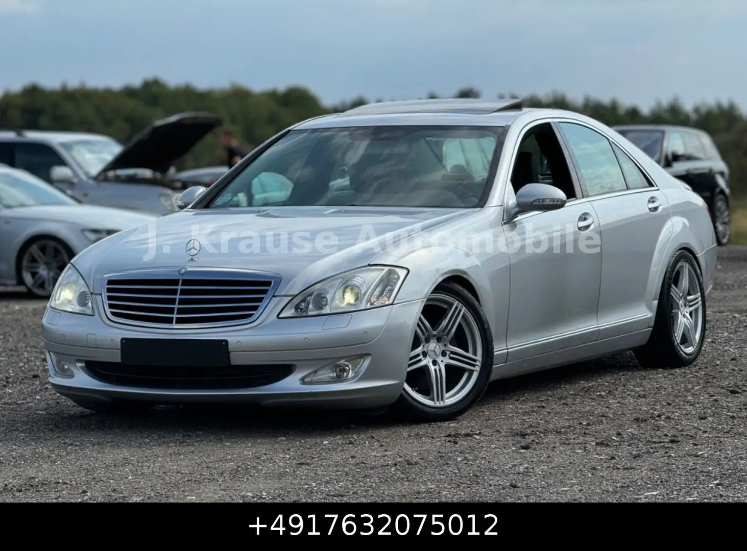 Mercedes-Benz S 350 Navi Bi-Xenon Led Kam Mem Sitzklima Silber - 1