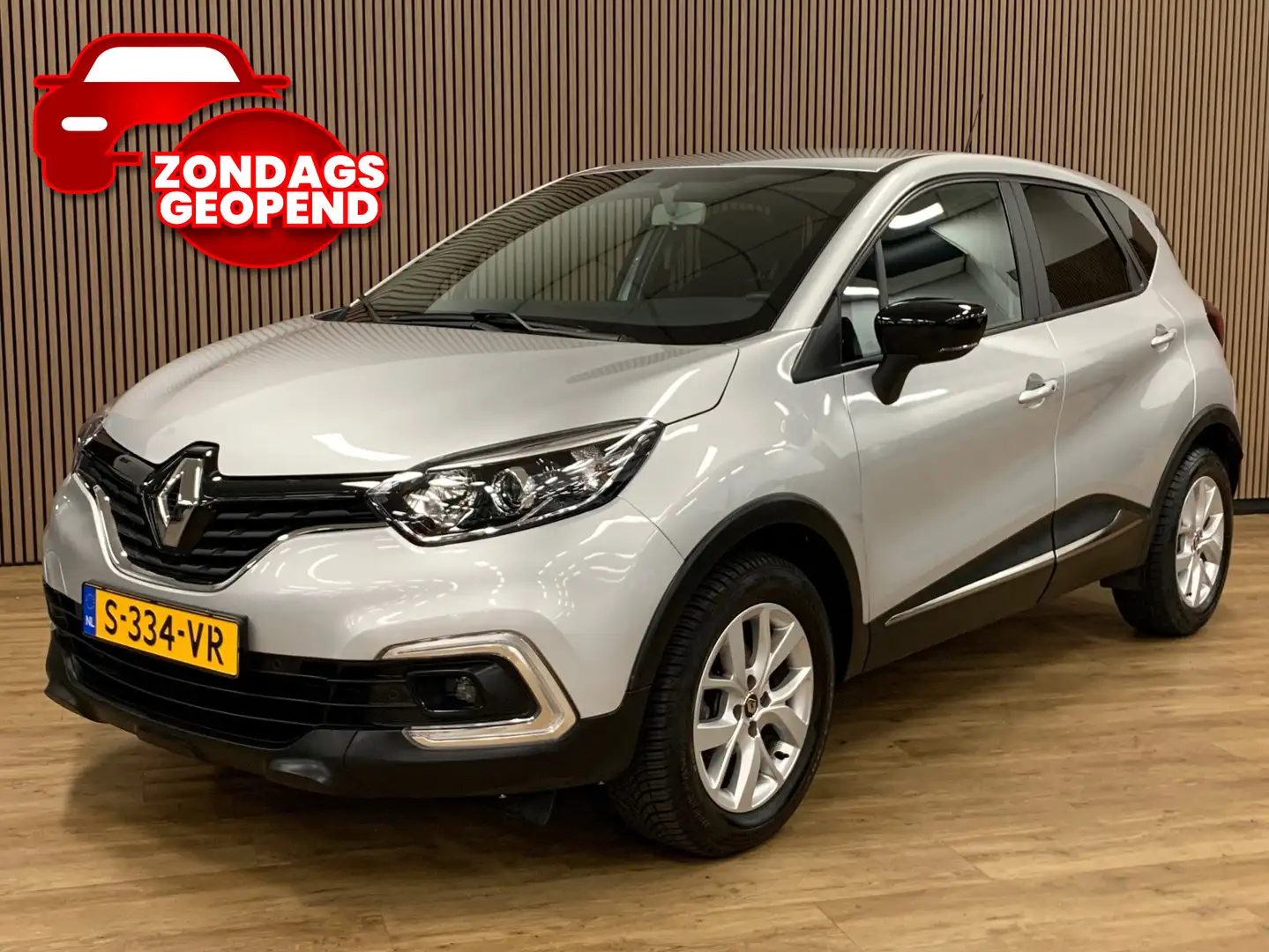 Renault Captur 0.9 TCe Limited|Navigatie|Airco| Grijs - 1