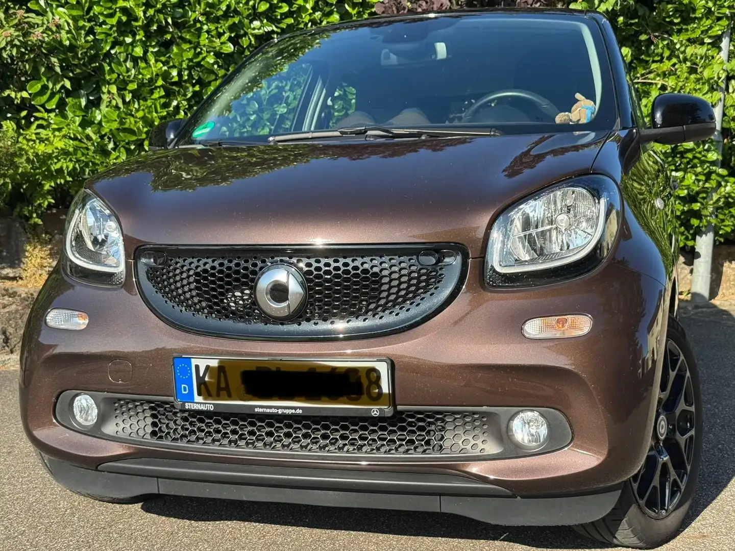 smart forFour Turbo 66 kW, Automatik, Klima, Navi, Sitzheizung Braun - 1
