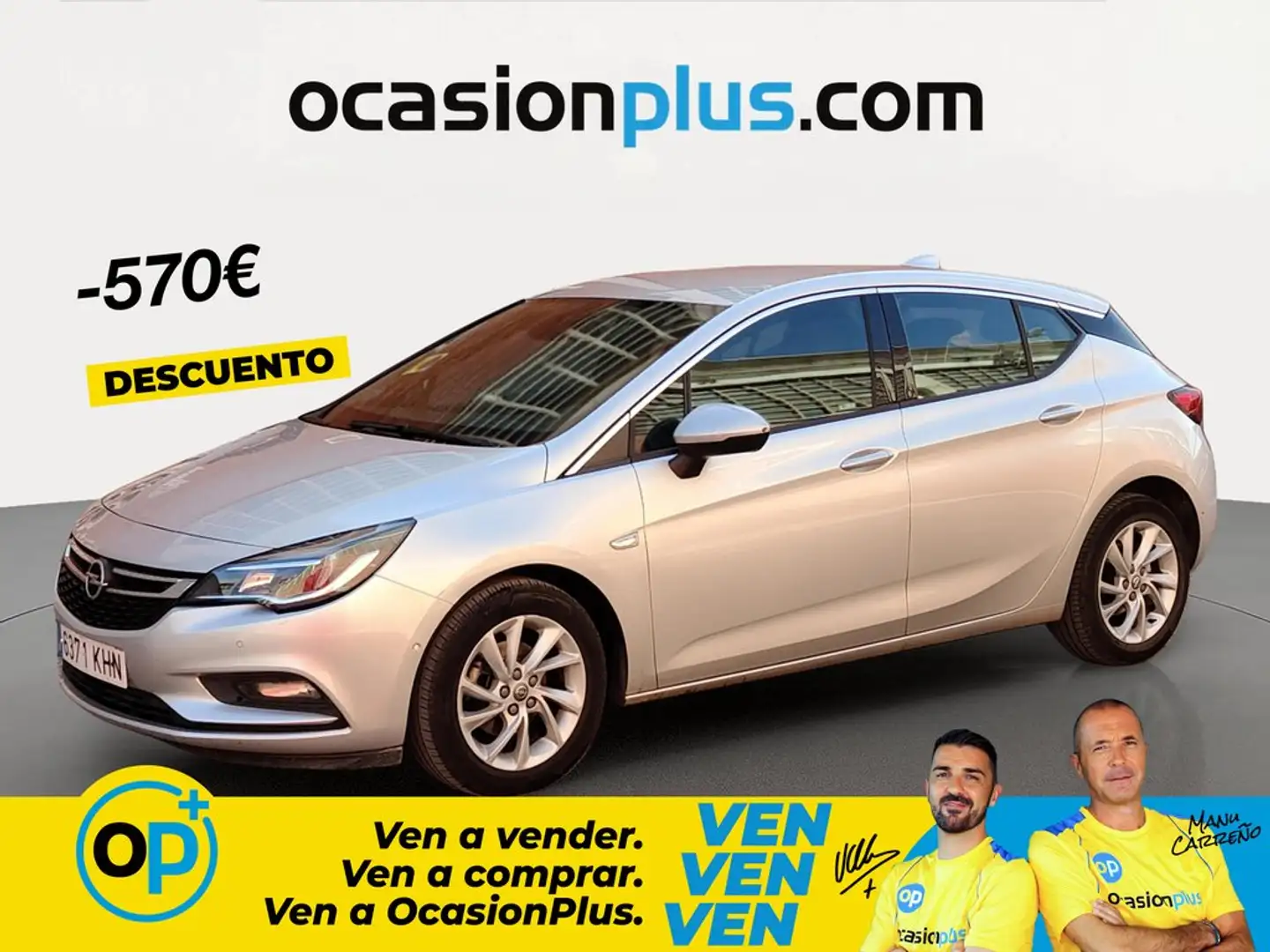Opel Astra 1.6CDTi S/S Dynamic 110 Gris - 1