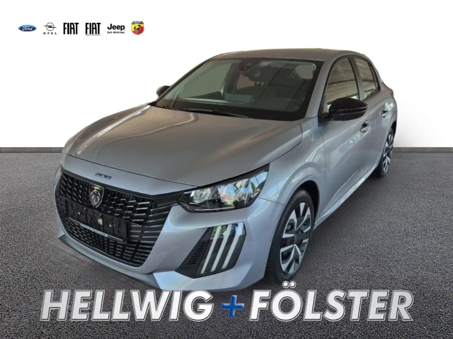 Peugeot 208 Active 1.2 Musikstreaming DAB SHZ Grijs - 1