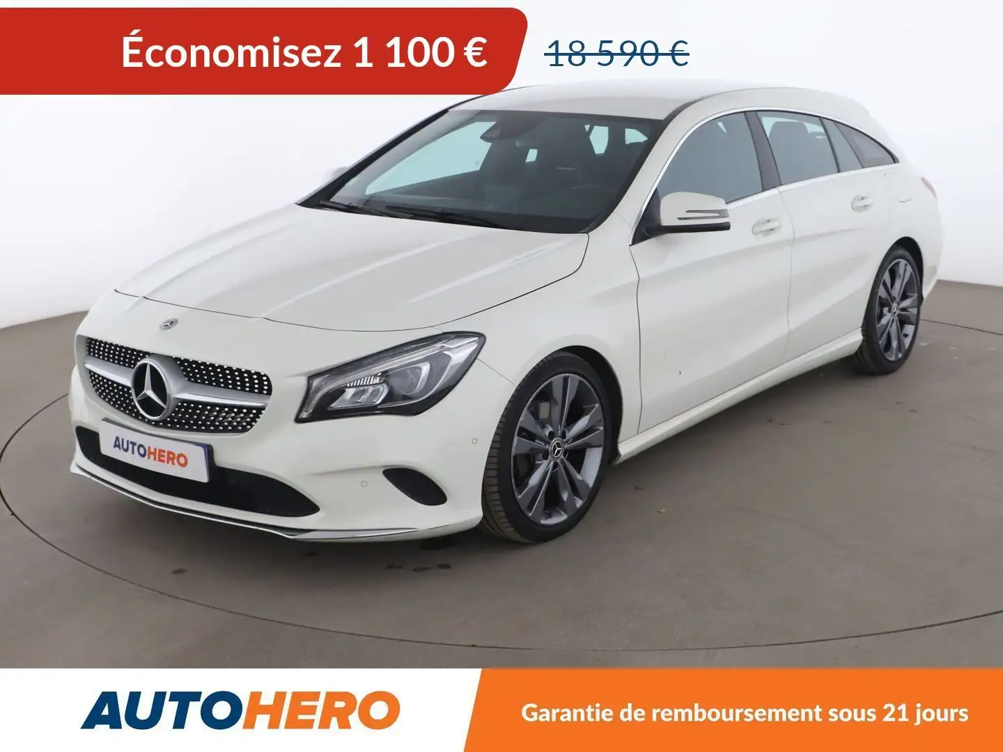 Mercedes-Benz CLA 180 Shooting Brake 180 7G-DCT Blanc - 1