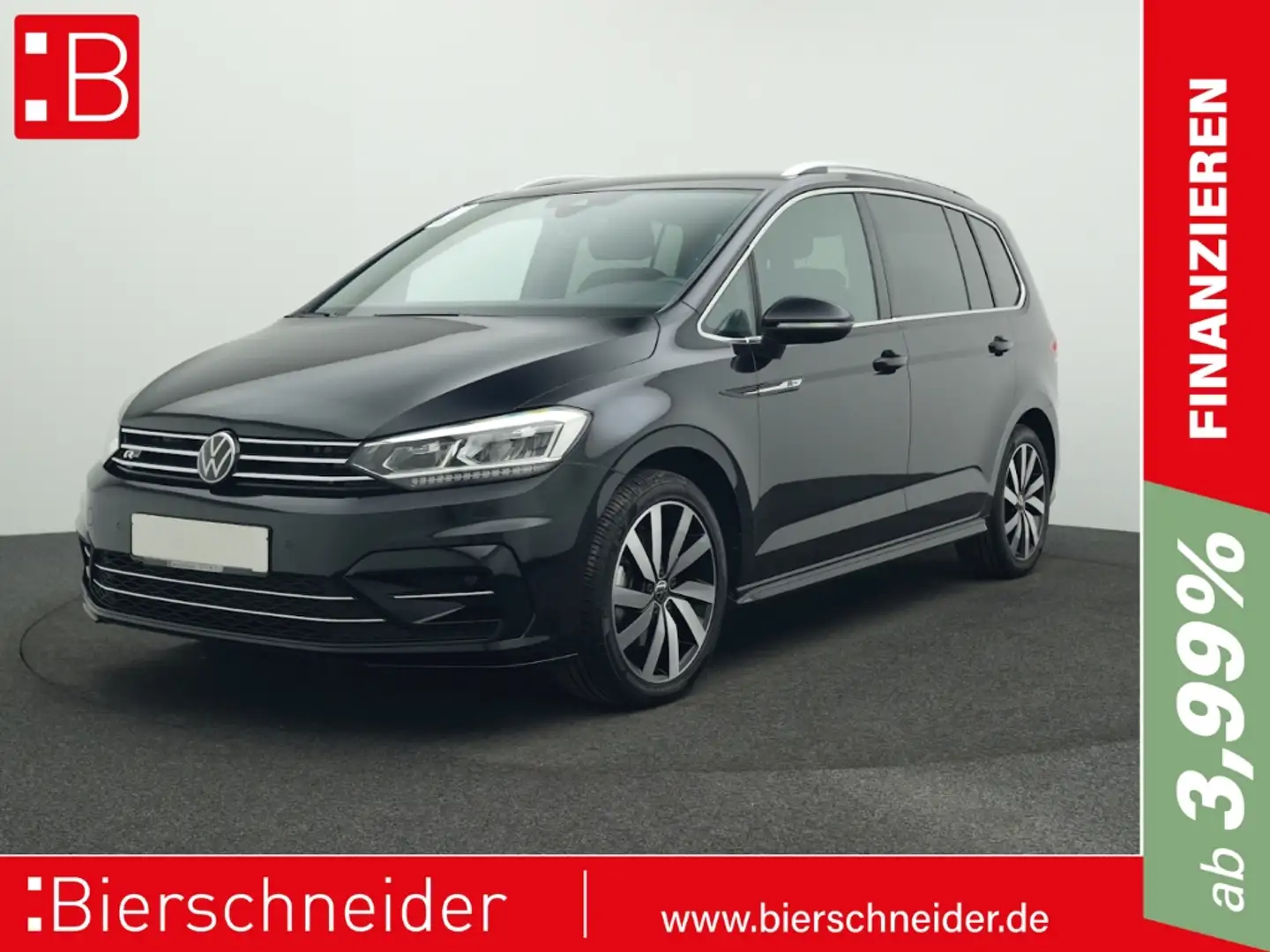 Volkswagen Touran 1.5 TSI DSG R-Line 7-SITZER NAVI KAMERA SHZ PDC 18 Schwarz - 1