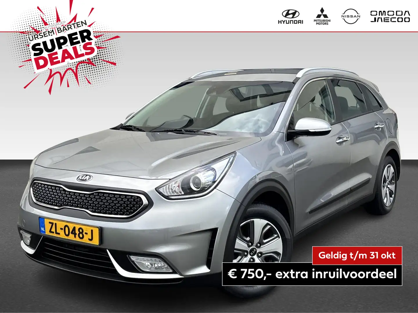 Kia Niro 1.6 GDi Hybrid ExecutiveLine Argent - 1