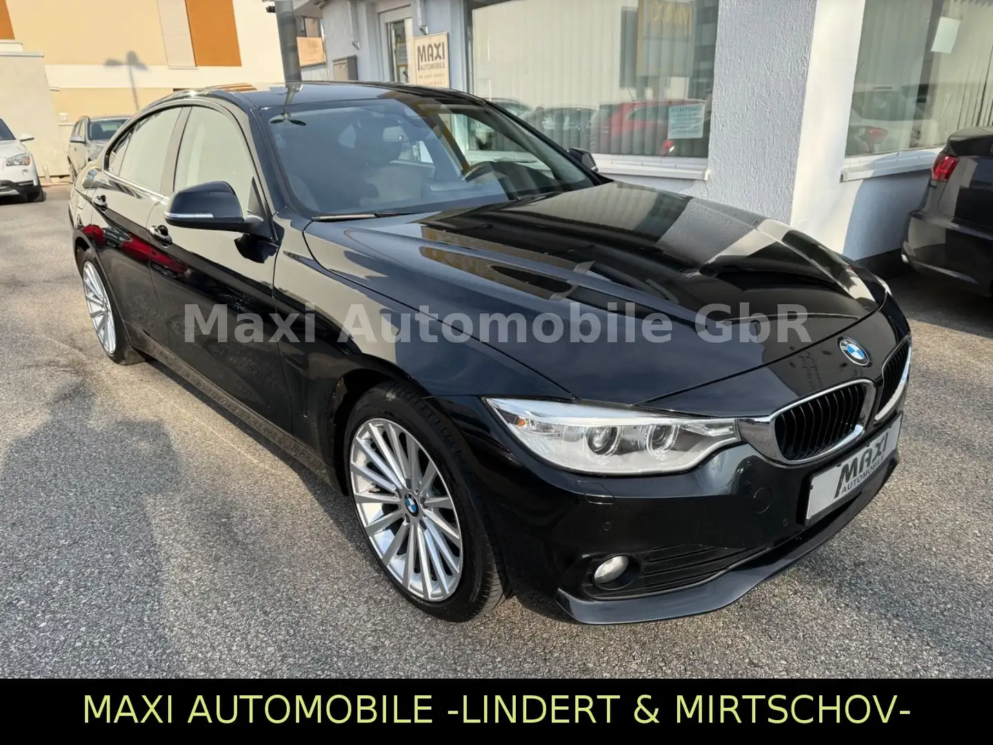 BMW 420 X DRIVE ADVANTAGE A-NAV-XEN-HEADU Zwart - 1