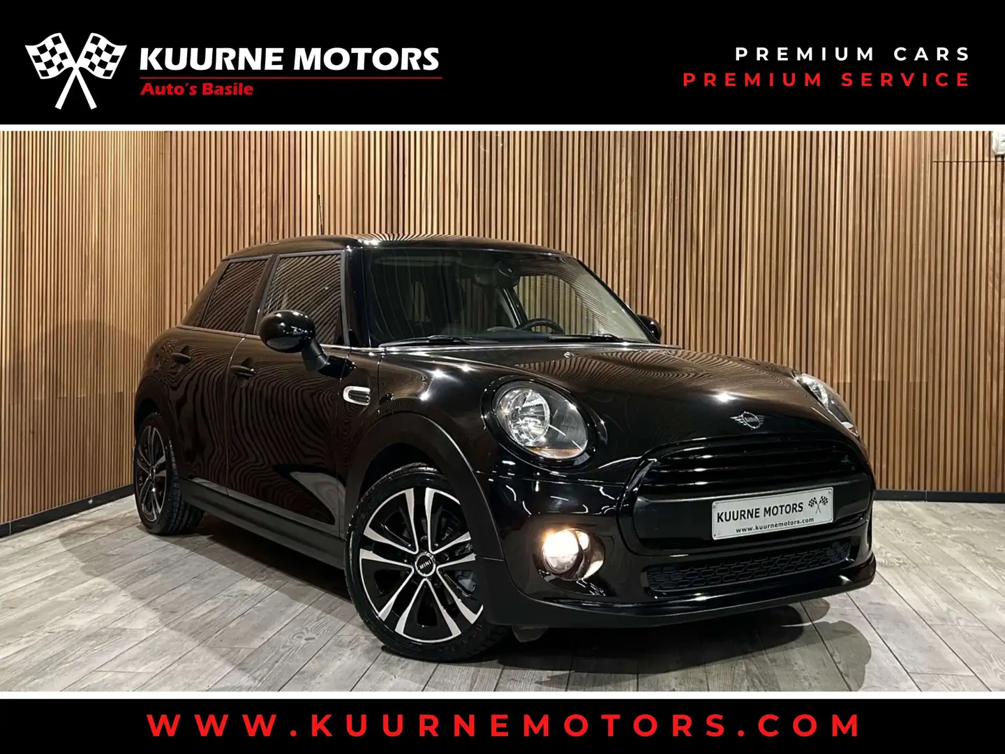 MINI One 1.5i 5d. Alu17\/Leder/Gps/Airco/Pdc *1j garantie* Zwart - 1