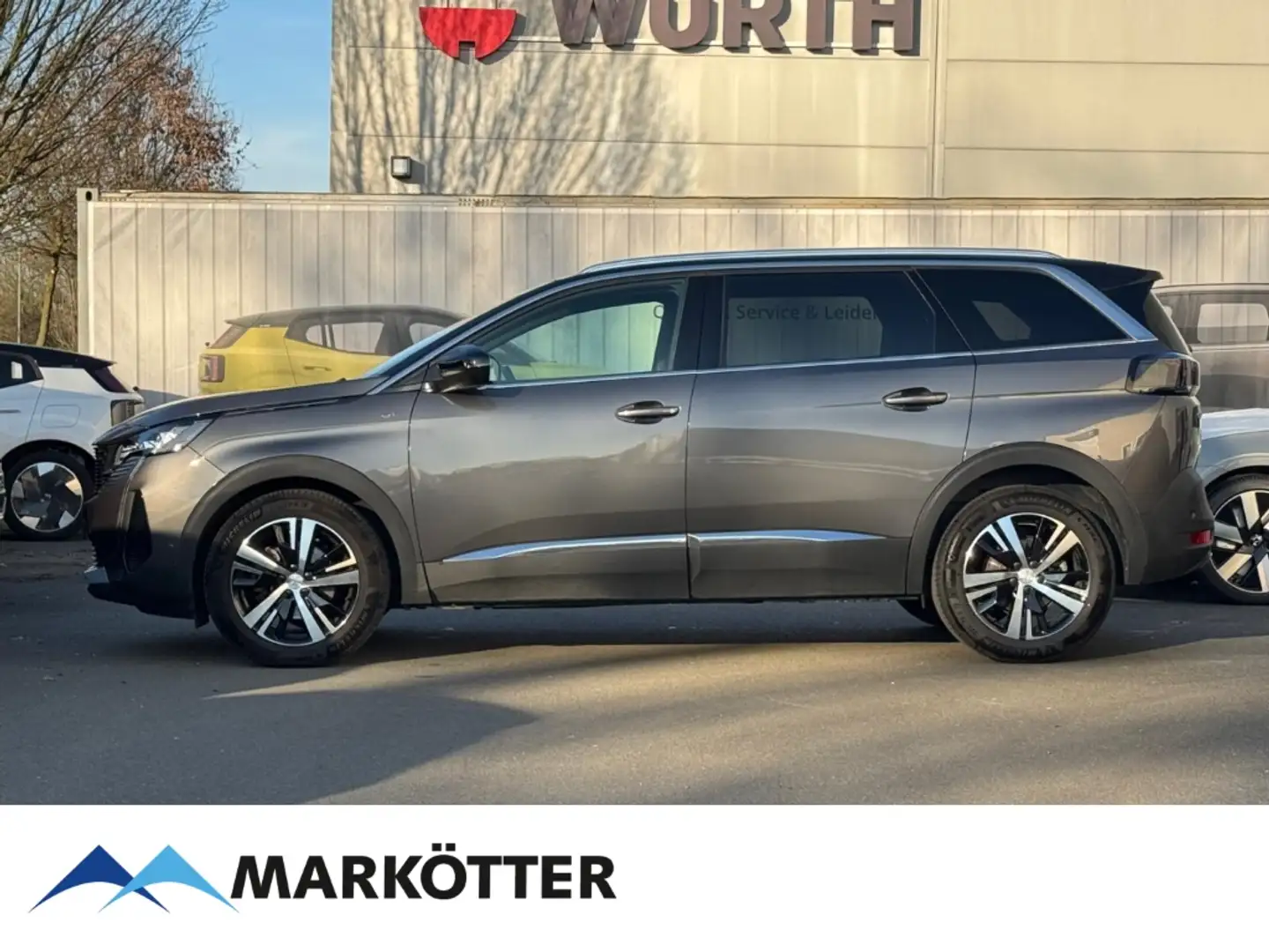 Peugeot 5008 GT PureTech 130 EU6d 7-Sitzer AHK/CAM/BLIS Grau - 2