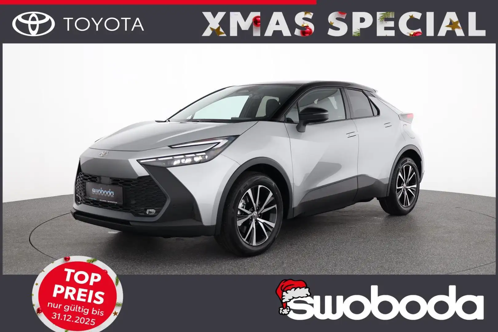 Toyota C-HR - 2,0 l Plugin 4x2  Active Drive + Technik-P. Silber - 1